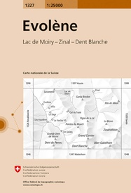Wandelkaart - Topografische kaart 1327 Evolène | Swisstopo