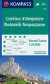 Wandelkaart 617 Cortina d'Ampezzo - Dolomiti Ampezzane | Kompass