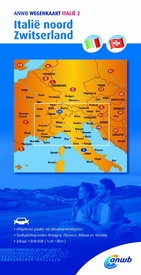 Wegenkaart - landkaart 2 Italië Noord - Zwitserland | ANWB Media