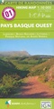 Wandelkaart 1 Pays Basque Ouest | Rando Editions