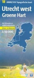 Fietskaart - Wandelkaart 18 Utrecht west en Groene Hart (Topografisch) | ANWB