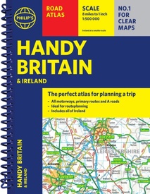 Wegenatlas Philip's Handy Atlas Britain: | Ringband | A5-Formaat | Philip's Maps