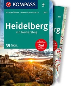 Opruiming - Wandelgids Wanderführer Heidelberg mit Neckarsteig | Kompass
