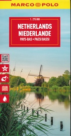 Wegenkaart - landkaart Netherlands - Nederland - Niederlande | Marco Polo