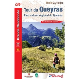 Wandelgids 0505 Tour du Queyras GR58 PNR + de 25 jours de randonnée | FFRP
