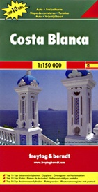 Wegenkaart - landkaart Costa Blanca | Freytag & Berndt