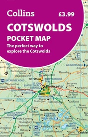 Wegenkaart - landkaart Pocket Map Cotswolds | Collins