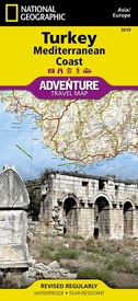 Wegenkaart - landkaart 3019 Adventure Map Turkey Mediterranean Coast Turkije | National Geographic