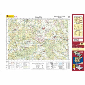 Topografische kaart 434 MT50 Barahona | CNIG - Instituto Geográfico Nacional1
