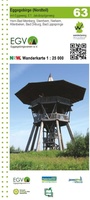 Eggegebirge (Nordteil) mit Eggeweg, E1, Jakobspilgerweg