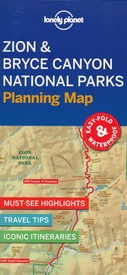 Wegenkaart - landkaart Planning Map Zion - Bryce Canyon National Parks | Lonely Planet