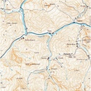 Wandelkaart - Topografische kaart Fann Mountains | EWP