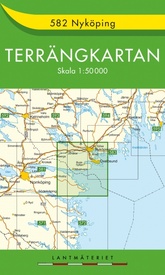 Wandelkaart - Topografische kaart 582 Terrängkartan Nyköping | Lantmäteriet