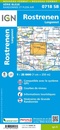 Wandelkaart - Topografische kaart 0718SB Rostrenen | IGN - Institut Géographique National
