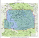 Wandelkaart Peak District Central | Harvey Maps