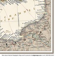 Wandkaart Britain and Ireland - Groot Brittannië en Ierland antiek, 60 x 76 cm | National Geographic Wandkaart Groot Brittannië en Ierland antiek, 60 x 76 cm | National Geographic