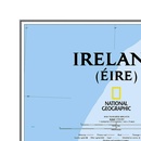 Wandkaart Ireland – Ierland, 76 x 91 cm | National Geographic Wandkaart Ireland – Ierland, 76 x 91 cm | National Geographic