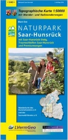 Wandelkaart SHO Naturpark Saar-Hunsrück Blatt Ost | LVA Rheinland Pfalz