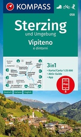 Wandelkaart 058 Sterzing und Umgebung - Vipiteno e dintorni | Kompass
