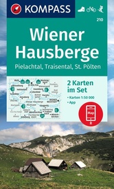 Wandelkaart 210 Wiener Hausberge | Kompass