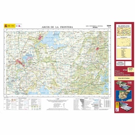 Topografische kaart 1049 MT50 Arcos de la Frontera | CNIG - Instituto Geográfico Nacional1