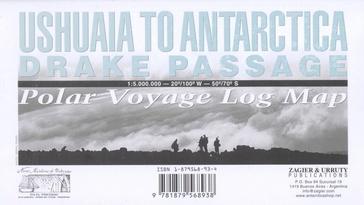 Wegenkaart - landkaart Ushuaia to Antarctica - Drake Passage | Zagier & Urruty