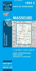 Wandelkaart - Topografische kaart 1844E SB - Serie Bleue Masseube | IGN - Institut Géographique National