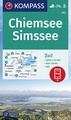 Wandelkaart 792 Chiemsee - Simssee | Kompass