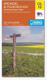 Wandelkaart - Topografische kaart OL10 Explorer Arundel - Pulborough - Worthing | Ordnance Survey