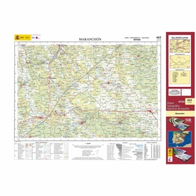 Topografische kaart 462 MT50 Maranchón | CNIG - Instituto Geográfico Nacional1