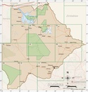 Topografische kaart 3 Botswana  | Topographic Survey