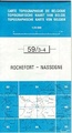 Topografische kaart - Wandelkaart 59/3-4 Rochefort - Nassogne | NGI - Nationaal Geografisch Instituut
