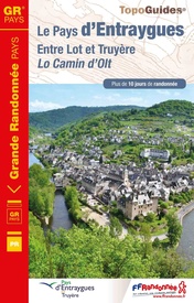 Wandelgids 1200 Le Pays d'Entraygues - entre Lot et Truyère | FFRP
