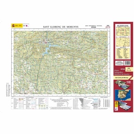 Topografische kaart 292 MT50 Sant Llorenç de Morunys | CNIG - Instituto Geográfico Nacional1