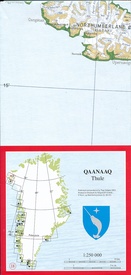 Wandelkaart  - landkaart 18 Qaanaaq - Thule | Sagamps