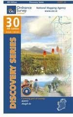Topografische kaart - Wandelkaart 30 Discovery Ierland  Mayo (W CENT) | Ordnance Survey Ireland