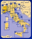 Overzicht wegenkaarten Italie Kummerley & Frey 1:200.000