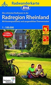 Fietsknooppuntenkaart ADFC Radwanderkarte RadRegion Rheinland | BVA BikeMedia