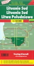 Wegenkaart - landkaart - Fietskaart Litouwen | Freytag & Berndt