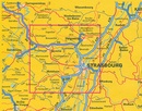 Wegenkaart - landkaart - Fietskaart - Stadsplattegrond Strasbourg | IGN - Institut Géographique National