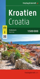 Wegenkaart - landkaart Kroatië | Freytag & Berndt