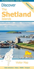 Wegenkaart - landkaart Discover the Shetlands Islands | Footprint maps