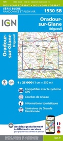 Wandelkaart - Topografische kaart 1930SB Oradour-sur-Glane | IGN - Institut Géographique National