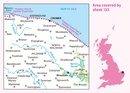 Wandelkaart - Topografische kaart 133 Landranger North East Norfolk, Cromer & Wroxham | Ordnance Survey