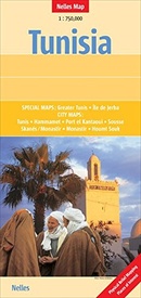 Wegenkaart - landkaart Tunisia - Tunesië  | Nelles Verlag