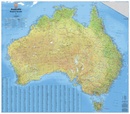 Wegenkaart - landkaart Australië - natuurkundig -Australia Road & Terrain | Hema Maps