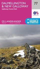 Wandelkaart - Topografische kaart 077 Landranger Dalmellington & New Galloway, Galloway Forest Park | Ordnance Survey