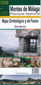 Wegenkaart - landkaart Montes de Málaga - Parque Natural: Birding & Wildlife Map | Tourism Costa del Sol