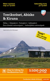 Wandelkaart Fjällkartor 1:100.000 Treriksröset, Abisko & Kiruna | Calazo