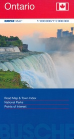 Wegenkaart - landkaart Ontario | Busche Map
